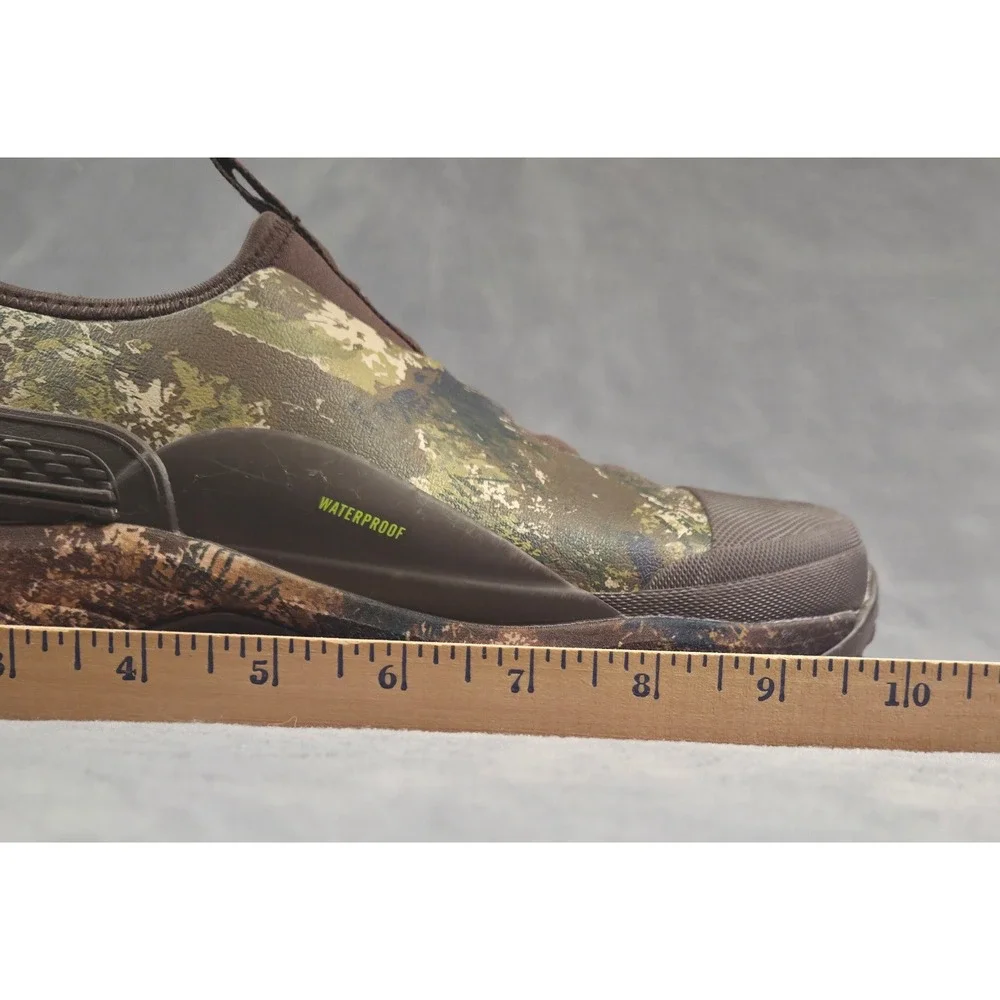 Western Chief Mens Camo Waterproof Garden Shoes Size 8 Brown Rubber Neoprene